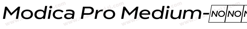 Modica Pro Medium字体转换